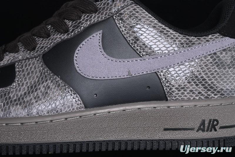 Nike Air Force 1 '07 Low Snake Year Themed Low-Top Casual Sneakers - HF2898-001