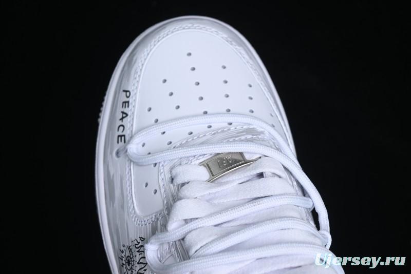 Nike Air Force 1 '07 Low Lace-Up Casual Sneakers with Full-Length Air Cushion - ZH0316-049