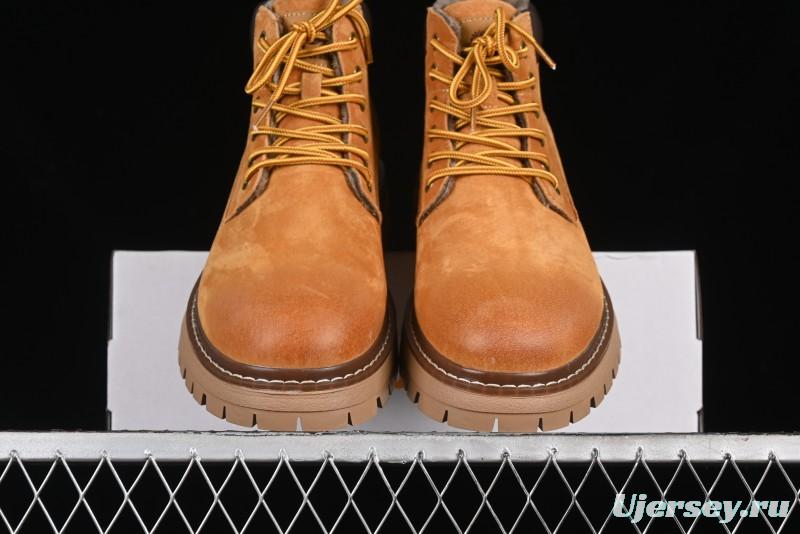 Timberland Classic Mid Waterproof Insulated Boot with Premium Suede Leather - TB10069-1YELLOW