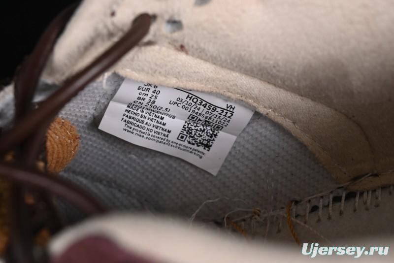 Nike Dunk Low Retro "Love & Peace" Casual Sneakers in Vintage Brown - HQ3459-212