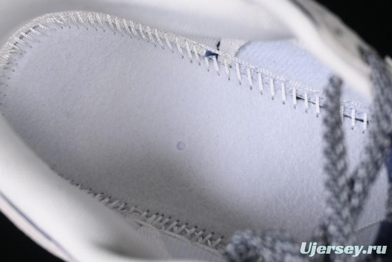 Nike SB Dunk Low Stussy Collaboration - Light Blue Pig Anniversary High-End Custom Low-Top Casual Skate Shoes - XX2025-528