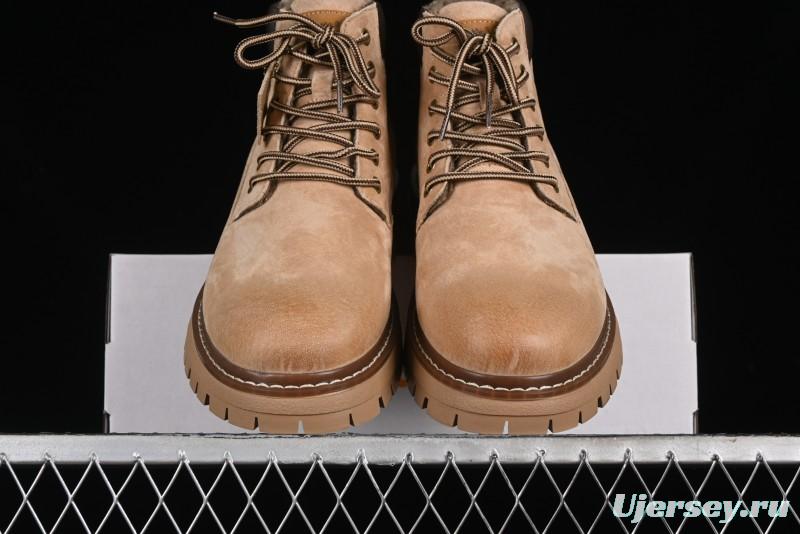 Timberland Outdoor Insulated Mid-Top Casual Tan Boots - TB10069-1BEIGE