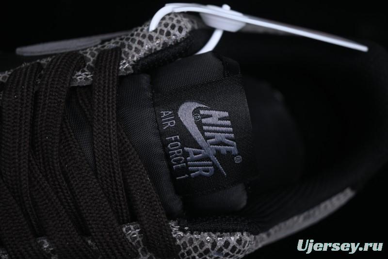 Nike Air Force 1 '07 Low Snake Year Themed Low-Top Casual Sneakers - HF2898-001