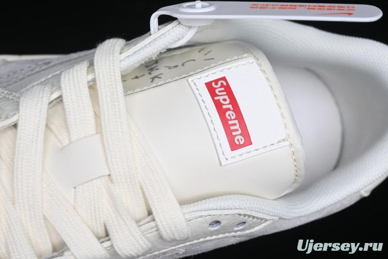 Nike Travis Scott x Fragment Design x Air Jordan 1 Low OG SP AJ1 Collaborative Sneakers - XS3086-004