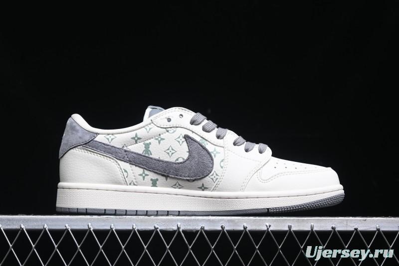 Nike Travis Scott x Fragment Design x Air Jordan 1 Low OG SP AJ1 Sneakers - SJ2068-111