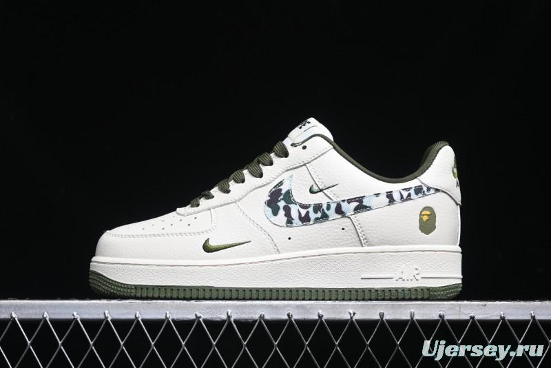 Nike Air Force 1 '07 Low BAPE Collaboration - Camo Swoosh Low-Top Casual Sneakers DF0188-012