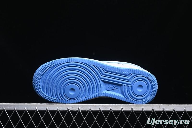 Nike Air Force 1 '07 Low Top-Grain Leather Casual Sneakers with Full-Length Air Cushion - DV0788-101