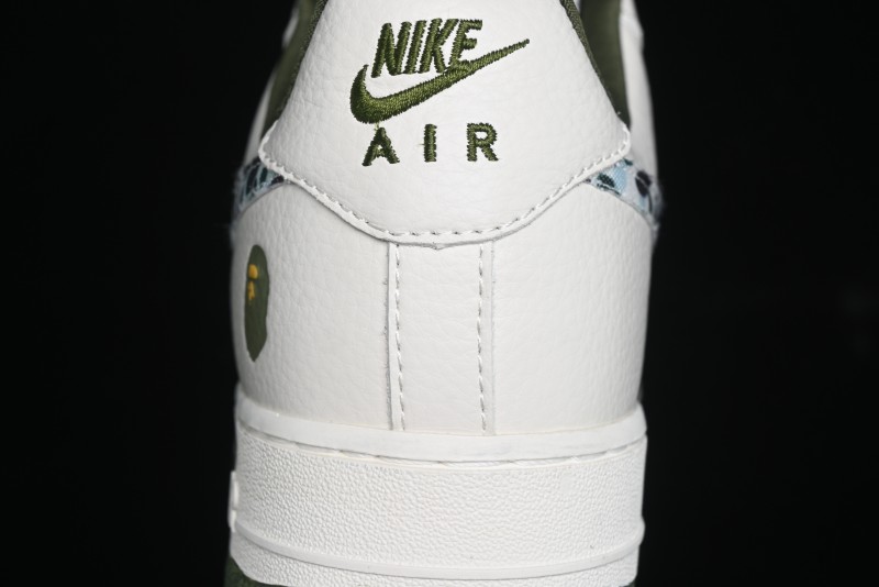 Nike Air Force 1 '07 Low BAPE Collaboration - Camo Swoosh Low-Top Casual Sneakers DF0188-012