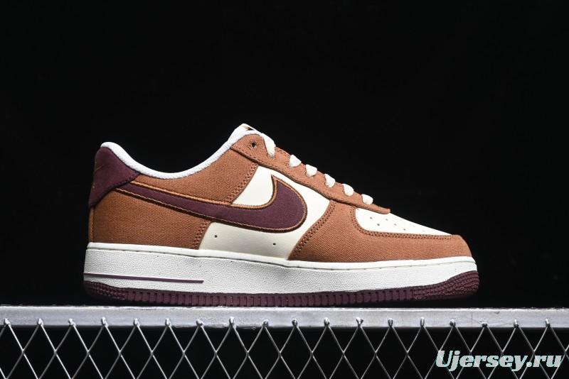 Nike Air Force 1 '07 Low Casual Sneakers with Full-Length Air Cushion - FQ8713-200