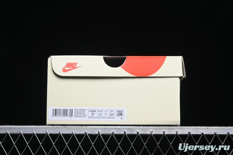 Nike Travis Scott x Fragment Design x Air Jordan 1 Low OG SP AJ1 Low Top Casual Sneakers - SJ2068-126