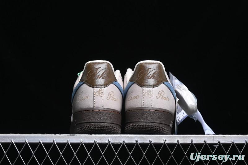 Nike Air Force 1 '07 Low Casual Sneakers with Full-Length Air Cushion - HQ3458-142