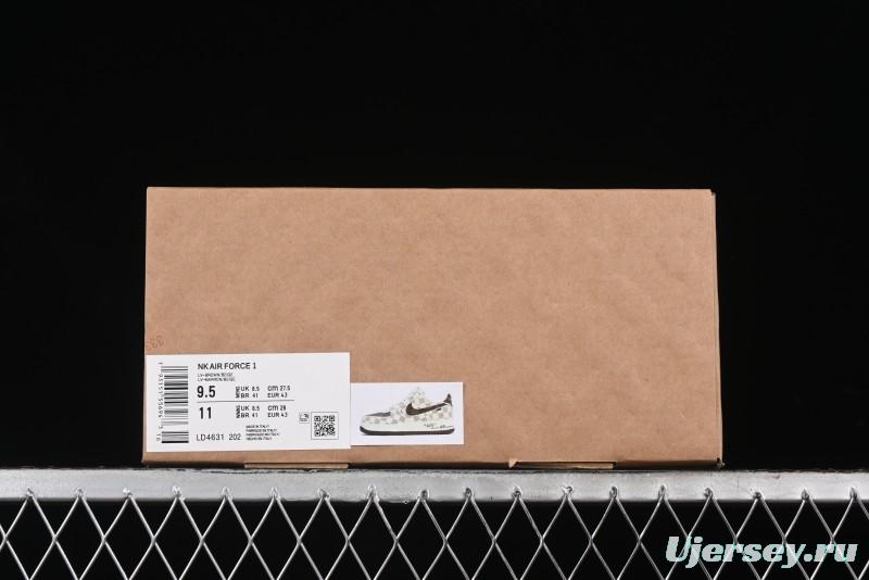 Nike Air Force 1 '07 Low Louis Vuitton Collaboration Casual Sneakers - LD4631-202