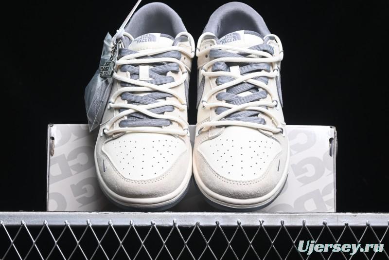 Nike SB Dunk Low The North Face Collaboration Anniversary Edition Customized Low-Top Casual Skate Shoes - DM6868-002