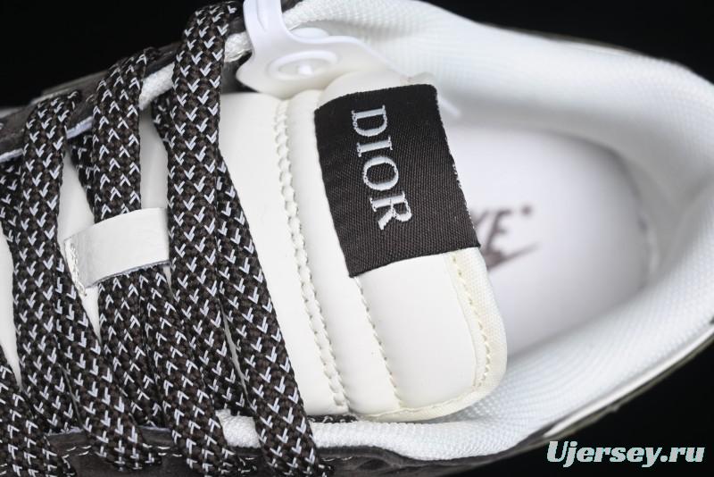 Nike SB Dunk Low Dior Collaboration - Chestnut Anniversary High-End Custom Low-Top Casual Sneakers - XS1086-007