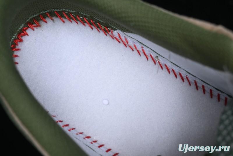 Nike Air Force 1 '07 Low Stussy Collaboration Light Brown Green Low-Top Casual Sneakers - XZ6188-666