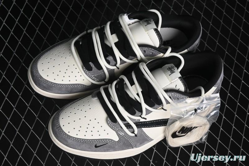 Nike Air Jordan 1 Low OG SP Travis Scott x Fragment Design Collaboration Sneakers - SJ0086-141