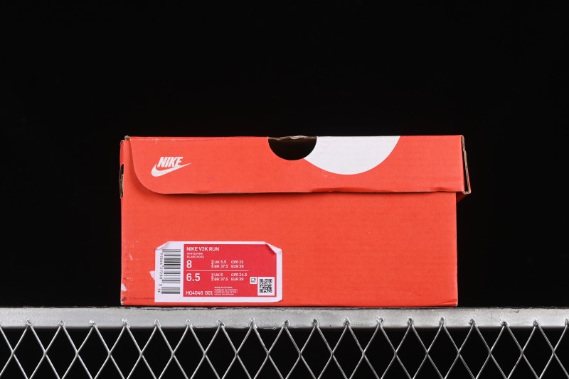 Nike V2K Runtekk 3XL Retro Low-Top Running Shoes with Shock Absorption and Anti-Slip Design - HQ4046-001