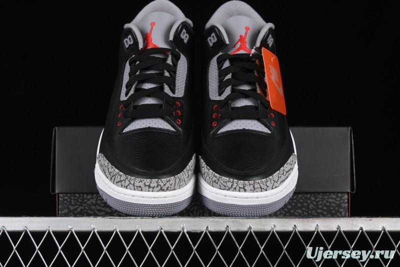 Nike Air Jordan 3 Retro "Black Cement" Basketball Shoes - DN3707-010