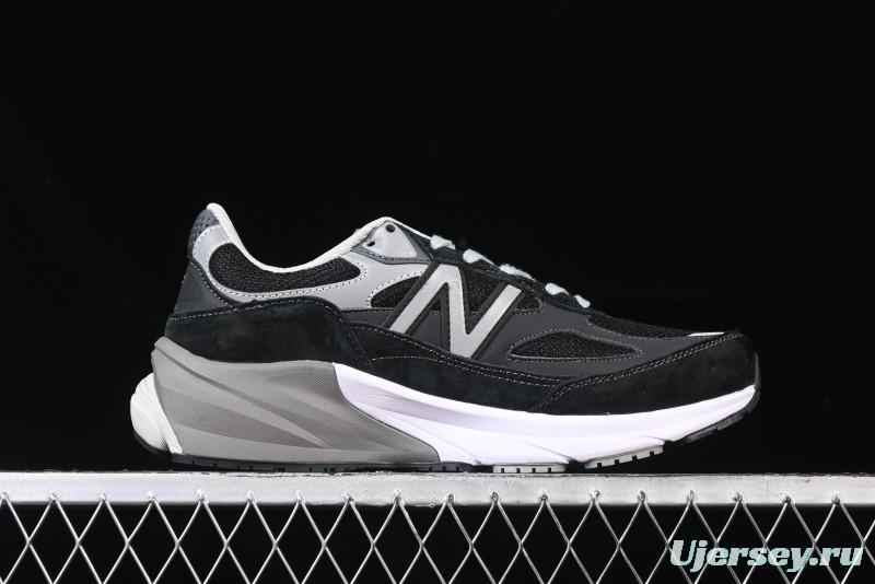 New Balance 990 Series Premium Retro Running Shoes with Carbon Fiber Midsole - M990BK6