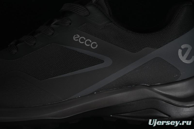 ECCO DRIVE Series Outdoor Waterproof Breathable Slip-Resistant Retro Fashion Patchwork Hiking Shoes - 88259401001