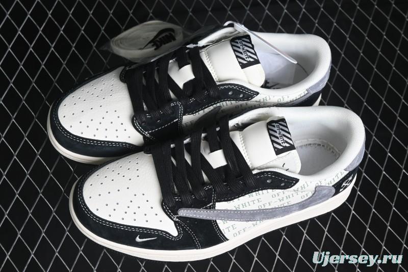 Nike Travis Scott x Fragment Design x Air Jordan 1 Low OG SP Sneakers - SJ2068-108