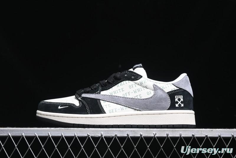 Nike Travis Scott x Fragment Design x Air Jordan 1 Low OG SP Sneakers - SJ2068-108