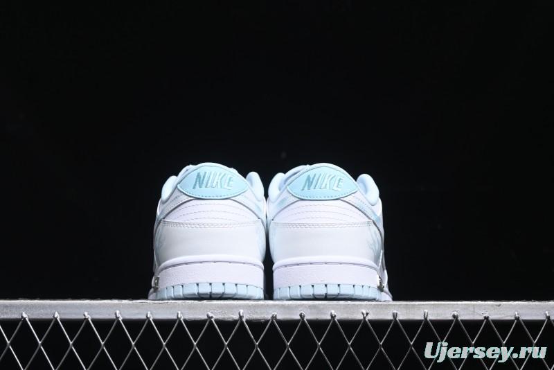 Nike Dunk Low Year of the Dragon Limited Edition Imperial Blue and White Porcelain Low-Top Casual Sneakers - DV0833-104