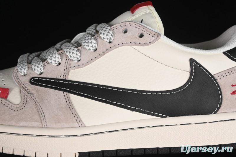 Nike Travis Scott x Fragment Design x Air Jordan 1 Low OG SP AJ1 Retro Sneakers - SJ2068-131