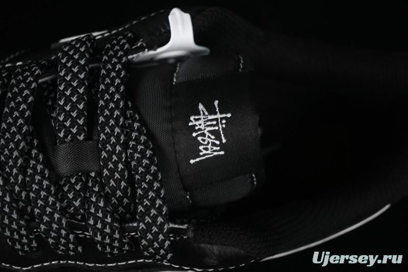 Nike Air Force 1 '07 Low Stussy Collaboration - Samurai Black Low-Top Casual Sneakers - XZ6188-969