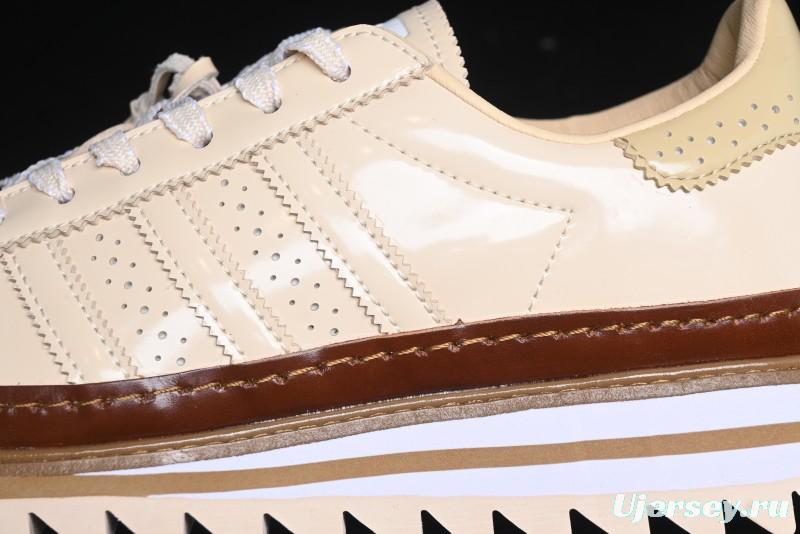 Adidas Clot x Superstar JQ6117 Shell Toe Sneakers with Preppy Style and Perforated Design - JQ6117