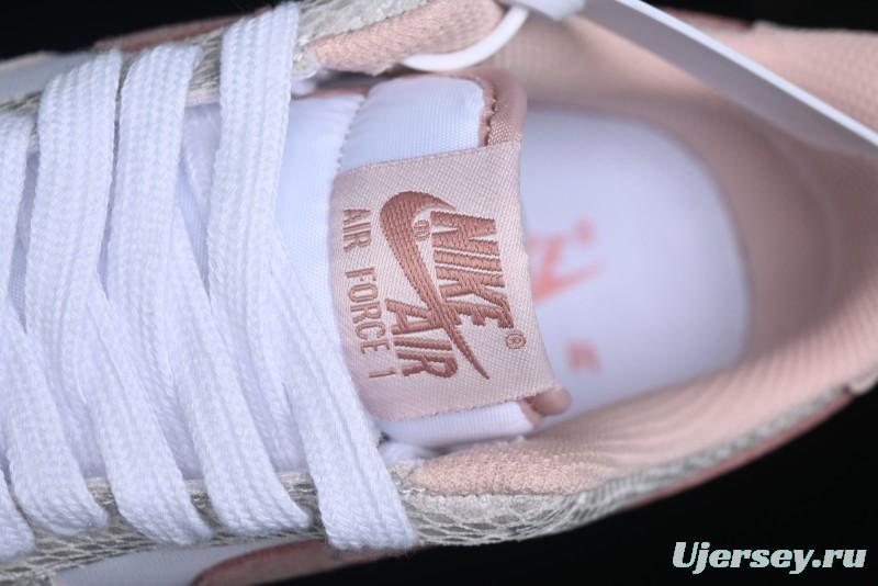 Nike Air Force 1 '07 Low Year of the Snake Themed Low-Top Casual Sneakers - HF2898-100