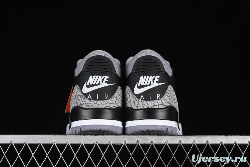 Nike Air Jordan 3 Retro "Black Cement" Basketball Shoes - DN3707-010