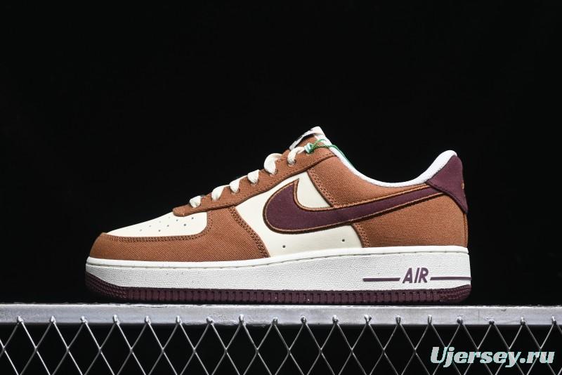 Nike Air Force 1 '07 Low Casual Sneakers with Full-Length Air Cushion - FQ8713-200