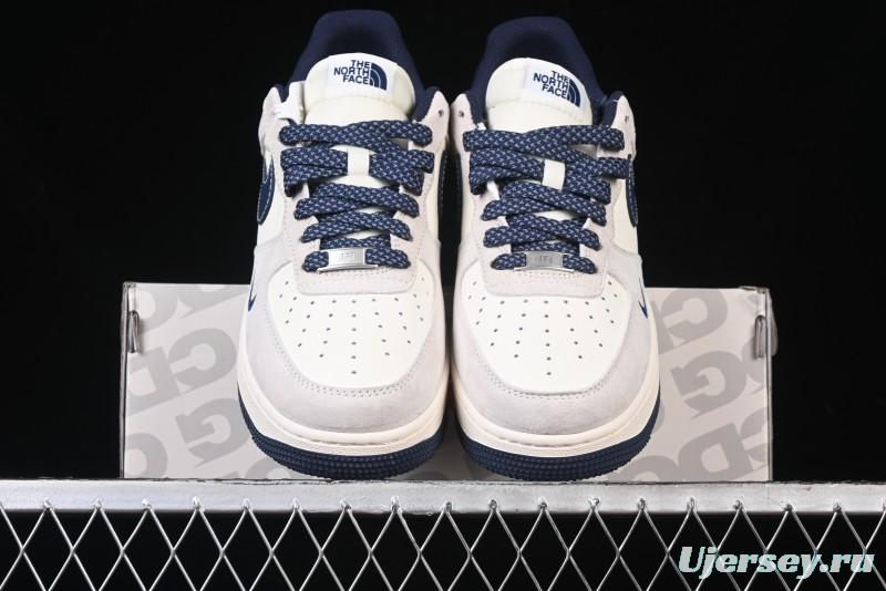 Nike Air Force 1 '07 Low Supreme The North Face Collaboration - Pig Eight Navy Blue Casual Sneakers - XZ6188-118