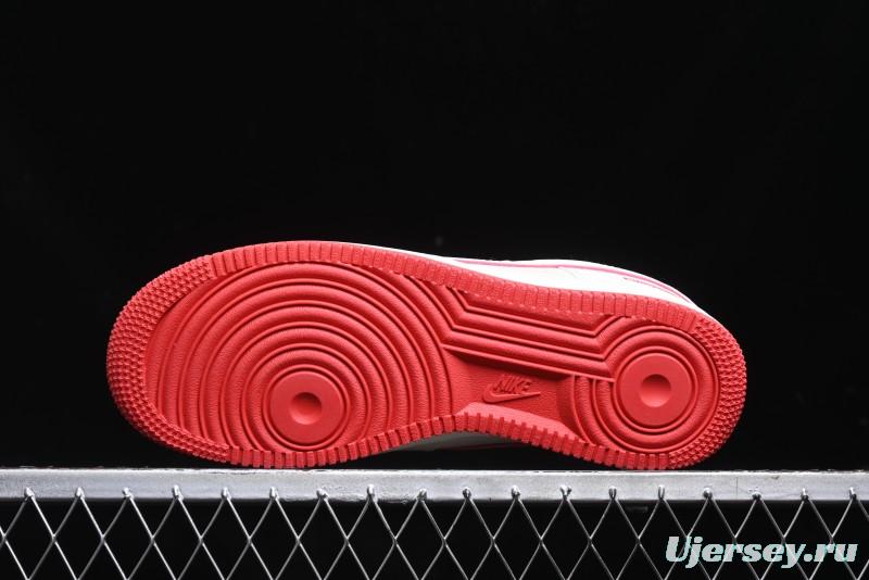 Nike Air Force 1 '07 Low Supreme Casual Sneakers in White/Red - DF0188-011