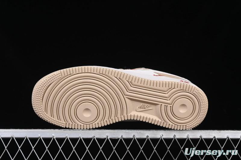 Nike Air Force 1 '07 Low The North Face Collaboration Casual Sneakers in Milk Tea - DM6688-048