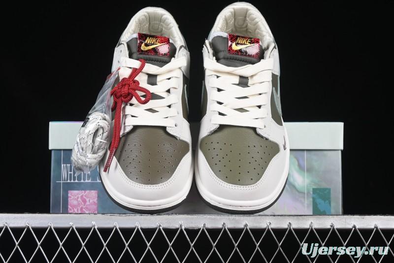 Nike SB Dunk Low Year Of Snake Limited Edition Low-Top Skateboarding Shoes - HV5980-231