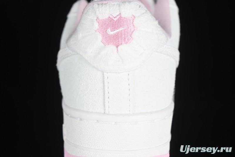 Nike Air Force 1 '07 Low Valentine's Day Limited Casual Sneakers with Full-Length Air Cushion - HV5992-111