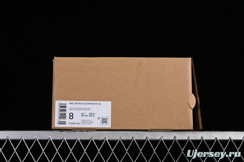 Nike Air Max Scorpion FK Running Shoes with Full-Length Next-Gen Air Cushion - FQ2694-001