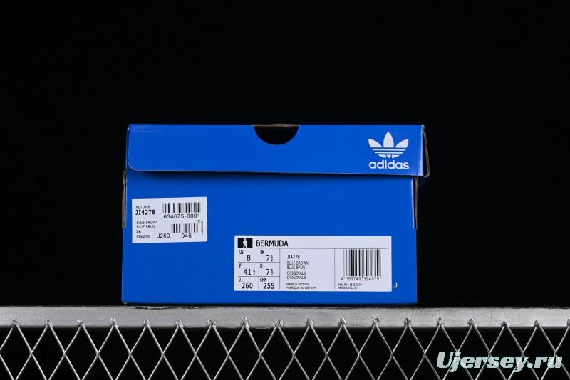 Adidas Originals Bermuda JI4278 Anti-Slip Wear-Resistant Lightweight Low-Top Skate Shoes - JI4278