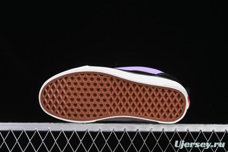 Vans Knu Skool Purple Grape Love Comfortable Fashion Slip-Resistant Wear-Resistant Low-Top Casual Skate Shoes - VN0009QC6BT1