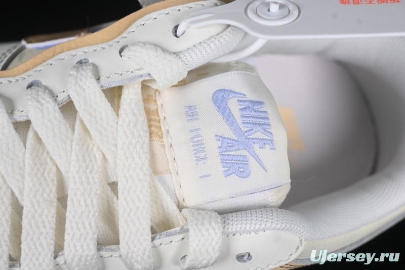 Nike Air Force 1 Shadow Lightweight Elevated Low-Top Sneakers - DZ1847-114