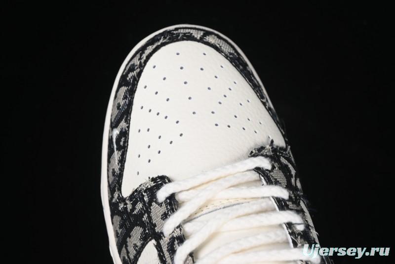 Nike SB Dunk Low Dior Collaboration Anniversary Customized Low-Top Casual Skate Shoes - YX5066-248