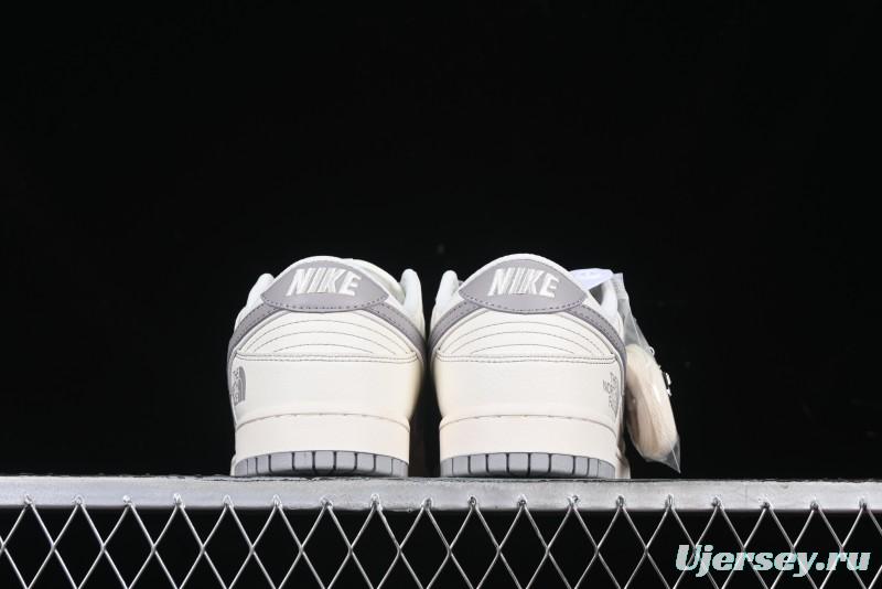 Nike SB Dunk Low The North Face Collaboration Anniversary High-End Custom Low-Top Casual Skate Shoes - BB7518-015