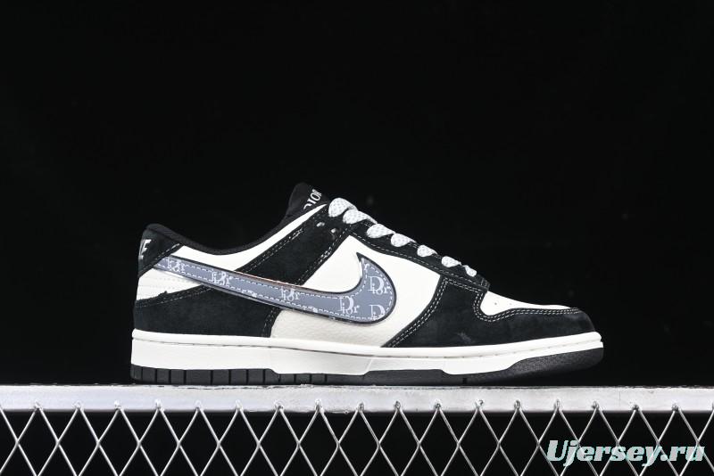 Nike SB Dunk Low Dior Collaboration Anniversary Edition Customized Low-Top Casual Sneakers - DJ2024-084