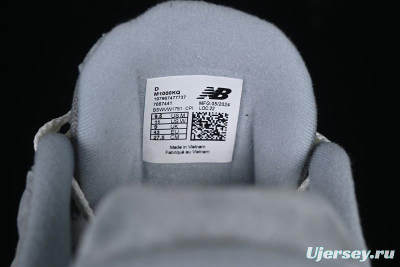 New Balance 1000 Series Retro Dad Style Low-Top Casual Running Shoes - M1000KQ