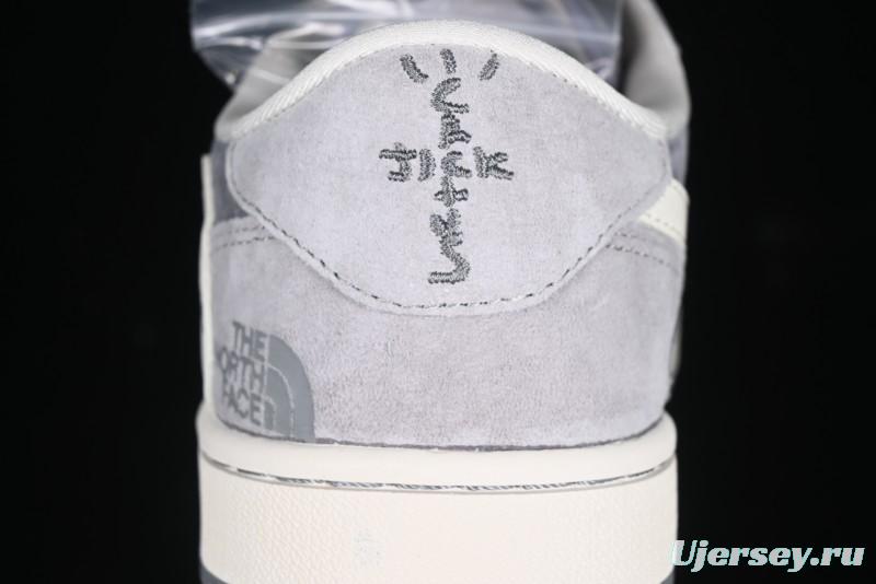 Nike Travis Scott x Fragment Design x Air Jordan 1 Low OG SP AJ1 Low Top Culture Casual Sneakers - XS3086-008