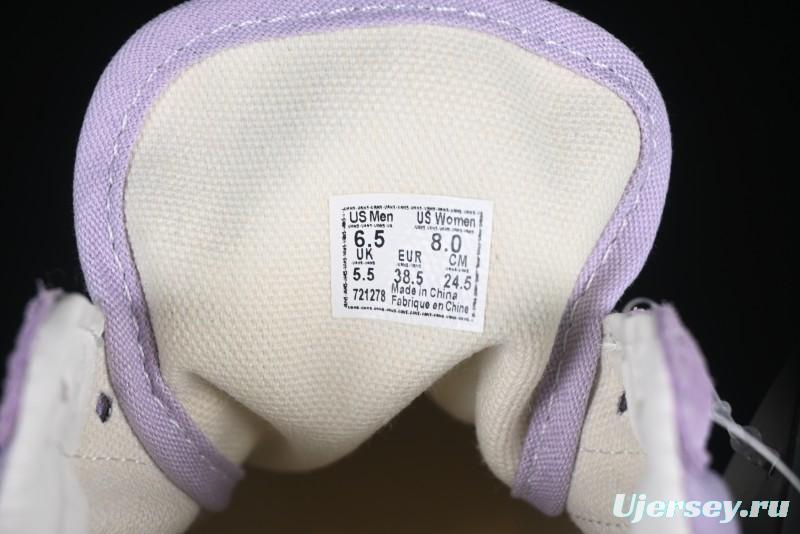 Vans Old Skool Reissue 136 Purple Checkerboard Retro Canvas Shoes - VN000MT6E3N