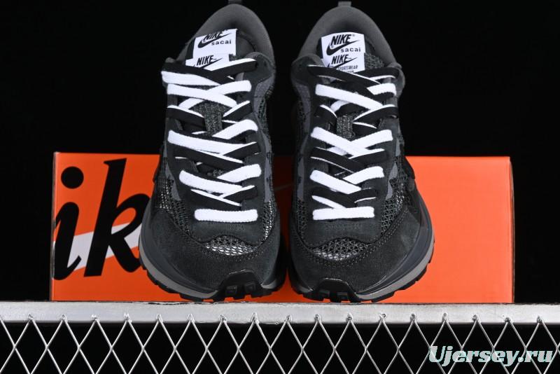 Nike Sacai VaporWaffle 3.0 Deconstructed Sneakers with Overlapping Swoosh and Double Tongue - CV1363-105