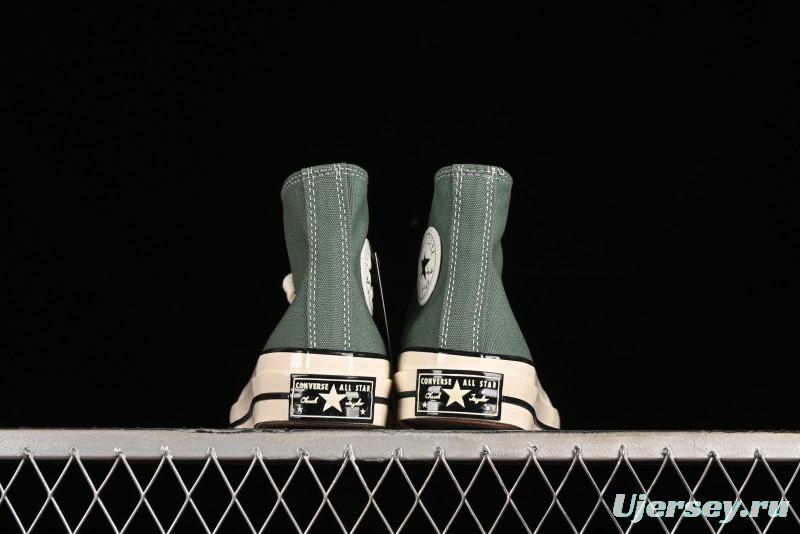 Converse Chuck 1970s High Top Casual Canvas Sneakers in Pine Green - A06521C